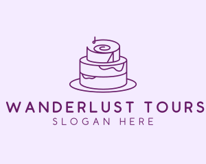 Cake Pastry Dessert logo design