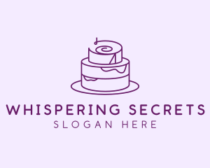 Cake Pastry Dessert logo design