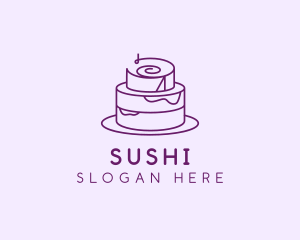 Cake Pastry Dessert logo design