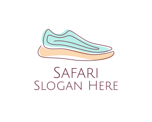 Sneaker Running Shoes Logo