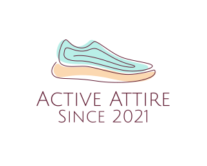 Sportswear - Sneaker Running Shoes logo design