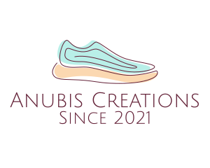 Sneaker Running Shoes logo design