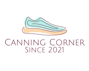 Sneaker Running Shoes logo design