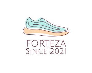 Sneaker Running Shoes logo design