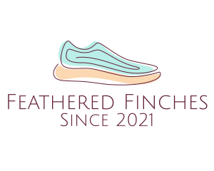 Sneaker Running Shoes logo design