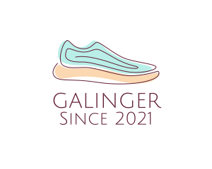 Foot Print - Sneaker Running Shoes logo design