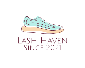 Sneaker Running Shoes logo design