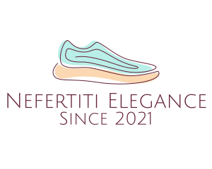 Sneaker Running Shoes logo design