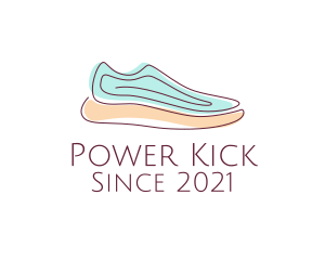 Sneaker Running Shoes logo design