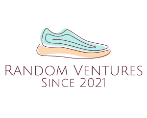 Sneaker Running Shoes logo design