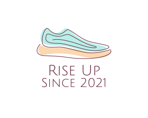 Sneaker Running Shoes logo design