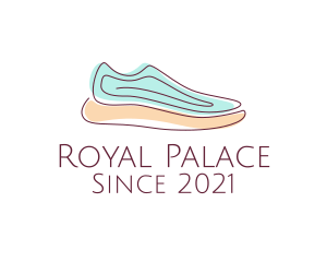 Sneaker Running Shoes logo design