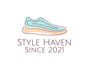 Runner - Sneaker Running Shoes logo design