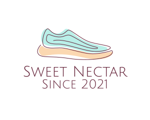 Sneaker Running Shoes logo design