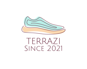 Sneaker Running Shoes logo design