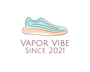 Sneaker Running Shoes logo design