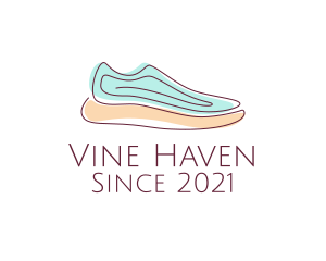 Sneaker Running Shoes logo design