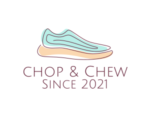 Shoe Repair - Sneaker Running Shoes logo design