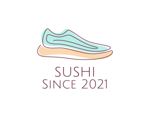 Sneaker Running Shoes logo design