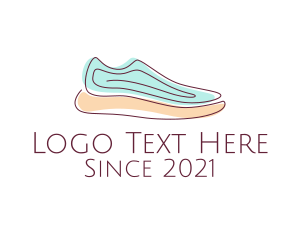Kicks - design de logo pentru pantofi de alergare cu adidași