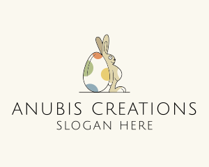 Rabbit Egg Toy logo design