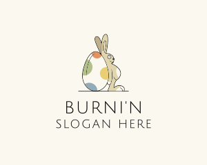 Rabbit Egg Toy logo design