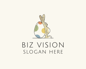 Rabbit Egg Toy logo design