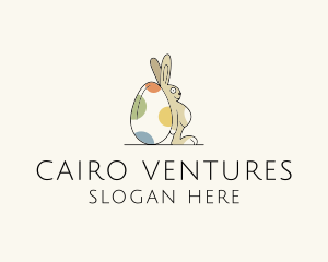 Rabbit Egg Toy logo design