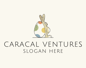 Rabbit Egg Toy logo design