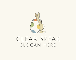 Rabbit Egg Toy logo design