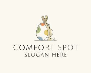 Rabbit Egg Toy logo design