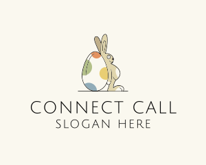 Rabbit Egg Toy logo design