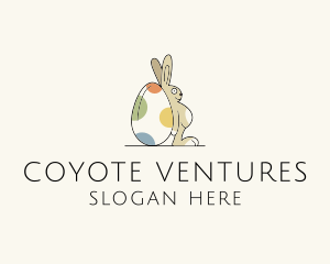 Rabbit Egg Toy logo design