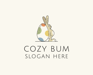 Rabbit Egg Toy logo design