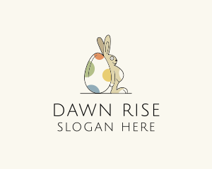 Rabbit Egg Toy logo design