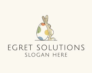 Rabbit Egg Toy logo design