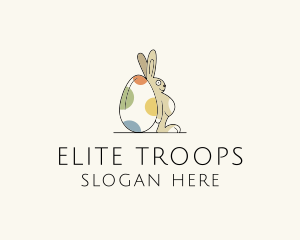 Rabbit Egg Toy logo design