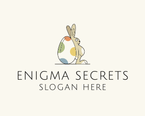 Rabbit Egg Toy logo design