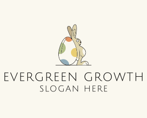 Rabbit Egg Toy logo design