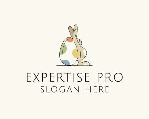 Rabbit Egg Toy logo design