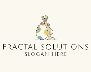 Rabbit Egg Toy logo design