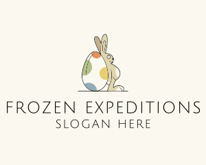 Rabbit Egg Toy logo design