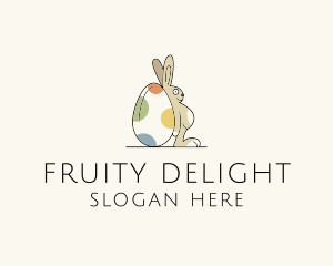 Rabbit Egg Toy logo design