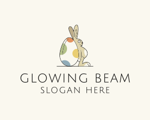 Rabbit Egg Toy logo design