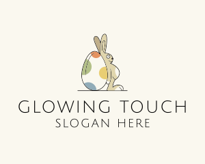 Rabbit Egg Toy logo design