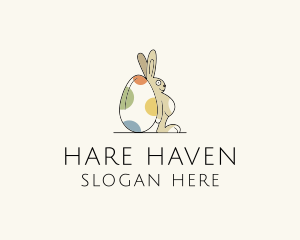 Rabbit Egg Toy logo design