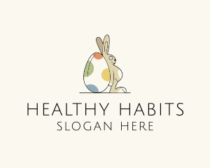 Rabbit Egg Toy logo design