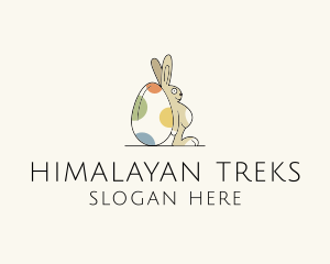 Rabbit Egg Toy logo design