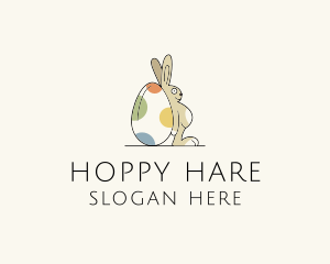 Rabbit Egg Toy logo design