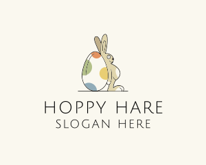 Rabbit - Rabbit Egg Toy logo design